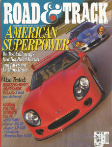 ROAD & TRACK 1995 DEC - RX-01, CALLAWAY, V-12s, RX-7